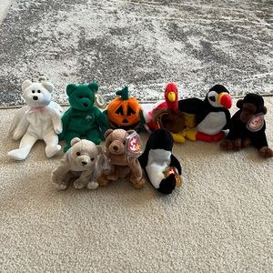 Ty Beanie Baby lot of 9!